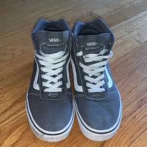 Gray High-Top Vans